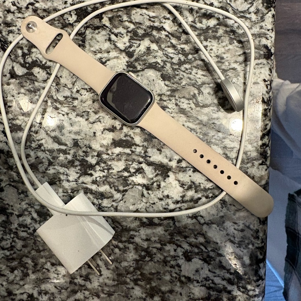 Apple Smartwatch - Silver and Black